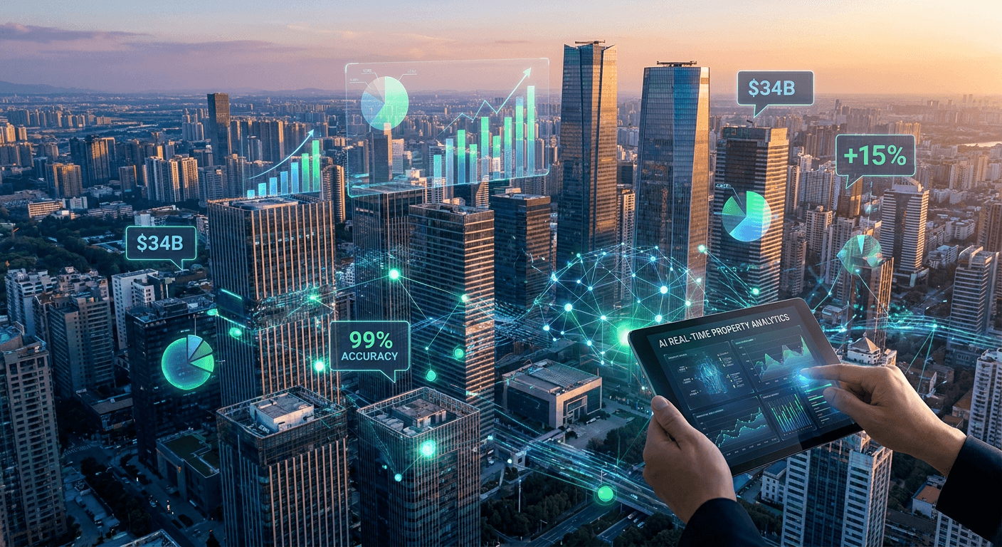 AI in Real Estate Finance: $34B Opportunity Transforms Property Investment in 2025